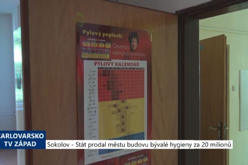 obrázek:Sokolov: Stát prodal městu budovu bývalé hygieny za 20 milionů (TV Západ)