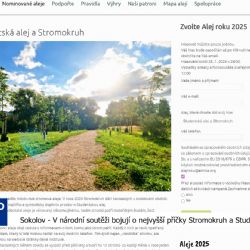 Sokolov: Stromokruh a Studentská alej v soutěži Alej roku (TV Západ)