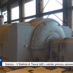 Sokolov: V elektrárně Tisová běží v ostrém provozu opravená turbína (TV Západ)