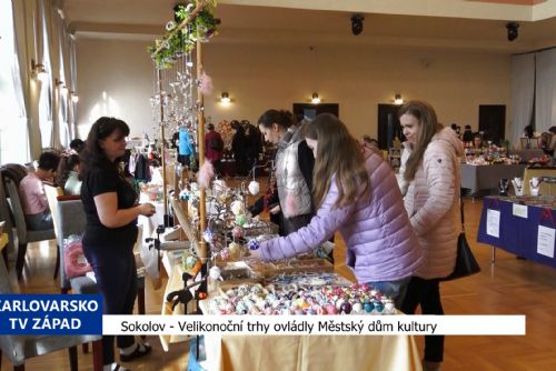 obrázek:Sokolov: Velikonoční trhy ovládly Městský dům kultury (TV Západ)