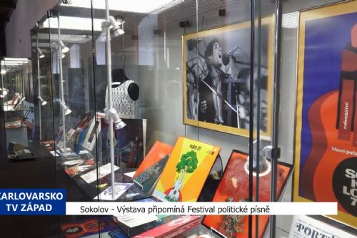 obrázek:Sokolov: Výstava připomíná Festival politické písně (TV Západ)