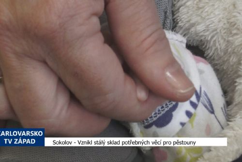 Foto: Sokolov: Vznikl stálý sklad potřebných věcí pro pěstouny (TV Západ)