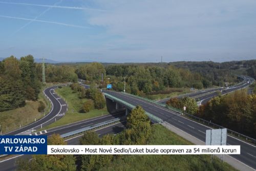 Foto: Sokolovsko: Most Nové Sedlo – Loket bude opraven na 54 milionů korun (TV Západ)