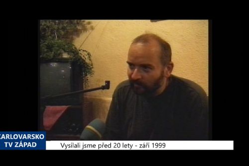 Foto: 1999 – Cheb: Rozhovor s Janem Burianem (TV Západ)	