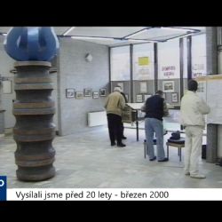 2000 – Cheb: Na poště 2 jsou vystaveny obrazy starého města (TV Západ)