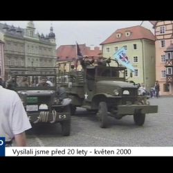 2000 – Cheb: Obyvatelé si připomněli 55. výročí osvobození města (TV Západ)