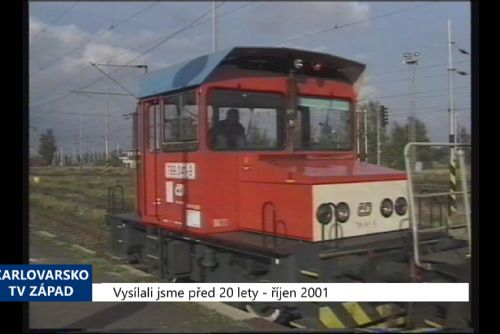 Foto: 2001 – Cheb: Den železnice přilákal stovky lidí (TV Západ)