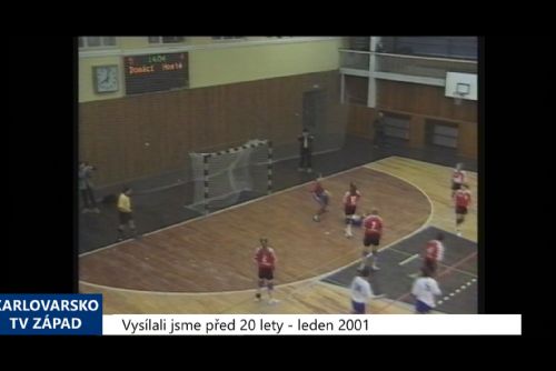 Foto: 2001 – Cheb: Domácí házenkářky zvítězily 22:21 (TV Západ)