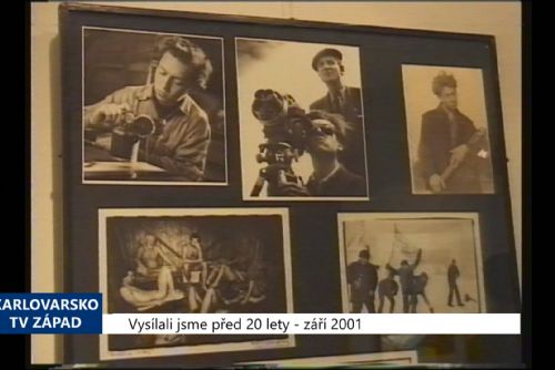Foto: 2001 – Cheb: Galerie G4 vzpomíná na Jána Šmoka (TV Západ)