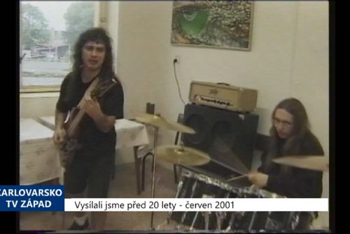 Foto: 2001 – Cheb: Kapela Plektrum vydala svou druhou desku (TV Západ)