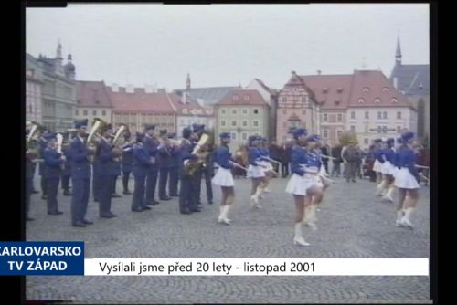Foto: 2001 – Cheb: Lidé si připomněli vznik Československa (TV Západ)