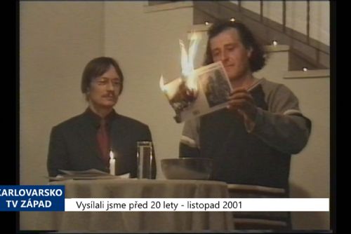 Foto: 2001 – Cheb: Proběhl křest knihy Chebských pověstí (TV Západ)