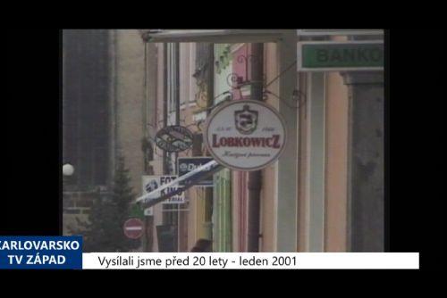 Foto: 2001 – Cheb: Sazby za pronájem nebytových prostor se nezvýší (TV Západ)