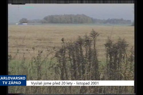 Foto: 2001 – Cheb: Schvalování dokumentace na Průmyslový park (TV Západ)