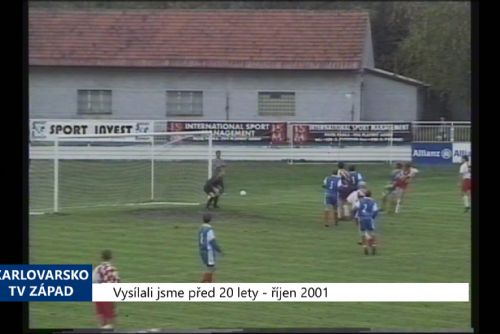 Foto: 2001 – Cheb: Union porazil 1. FC Plzeň 3:1 (TV Západ)