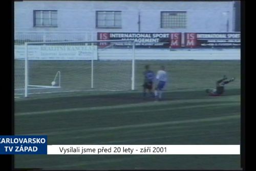 Foto: 2001 – Cheb: Union vyhrál nad Poběžovicemi 4:2 (TV Západ)