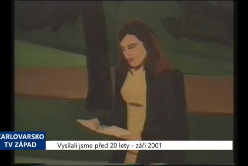 Foto: 2001 – Cheb: V galerii U Kamene vystavuje Petr Malina (TV Západ)