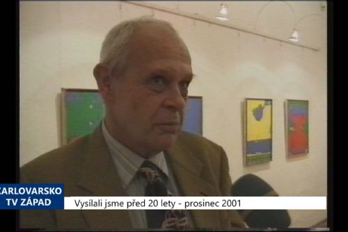 Foto: 2001 – Cheb: V Galerii výtvarného umění vystavuje Vosolsobě (TV Západ)