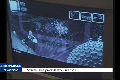 Foto: 2001 – Cheb: Výstava Nová média měla úspěch (TV Západ)