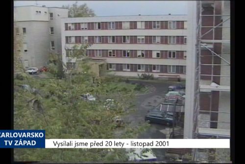 Foto: 2001 – Sokolov: Nemocnice chce příspěvek, město její pozemky (TV Západ)