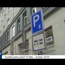 2010 – Cheb: Město zlevní předplatné na parkování (3997) (TV Západ)