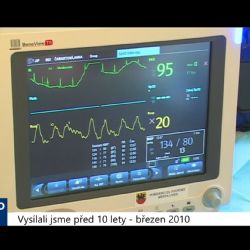 2010 – Cheb: Nemocnice získala nejmodernější monitorovací zařízení (3990) (TV Západ)