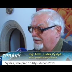 2010 – Cheb: Projekt revitalizace levého břehu Ohře se rozbíhá (4012) (TV Západ)