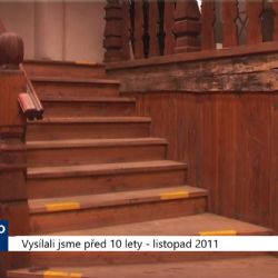 2011 – Cheb: Město chce pomoci s rekonstrukcí Špýcharu (4517) (TV Západ)