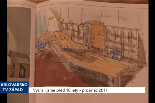 Foto: 2011 – Cheb: Rekonstrukce recepce odhalí staré fresky (4542) (TV Západ)