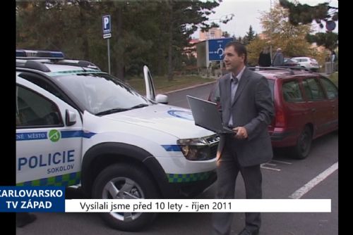 Foto: 2011 – Sokolov: MP má vůz se třemi online kamerami (4503) (TV Západ)