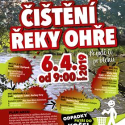 Akce Čištění řeky Ohře 2019 se blíží