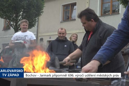 Foto: Bochov: Jarmark připomněl 696. výročí udělení městských práv (TV Západ)