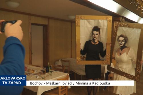 Foto: Bochov: Maškarní ovládly Mimina a Kadibudka (TV Západ)	