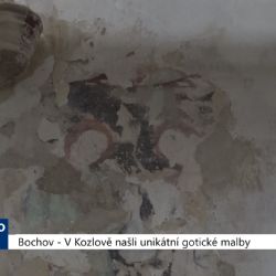 Bochov: V Kozlově našli unikátní gotické malby (TV Západ)