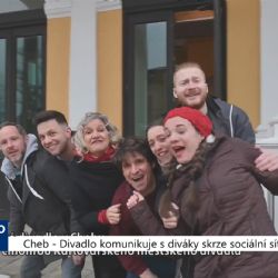 Cheb: Divadlo komunikuje s diváky skrze sociální sítě (TV Západ)