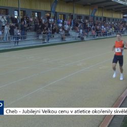 Cheb: Jubilejní Velkou cenu v atletice okořenily skvělé výkony (TV Západ)
