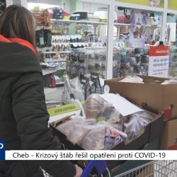 Cheb: Krizový štáb řešil opatření pro město (TV Západ)