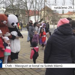 Cheb: Masopust se konal na Svátek bláznů (TV Západ)