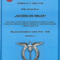 Cheb: Muzeum zve na přednášku Vzhůru do oblak