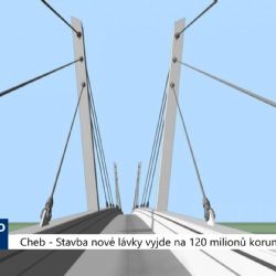 Cheb: Stavba nové lávky vyjde na 120 milionů korun (TV Západ)