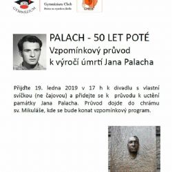 Cheb: Vzpomínkový pochod pro Jana Palacha