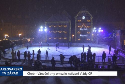 Foto: Cheb: Vánoční program omezilo nařízení Vlády ČR (TV Západ)	