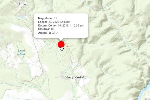 Foto: Chebsko: Zemětřesení opět o sobě dalo vědět