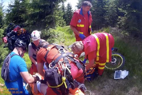 Foto: Dnes odpoledne se na Klínovci těžce zranil 12letý chlapec