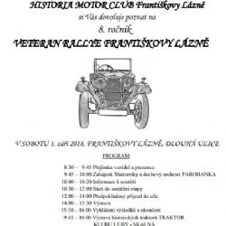 Františkovy Lázně: V sobotu se koná 8. ročník Veteran Rallye