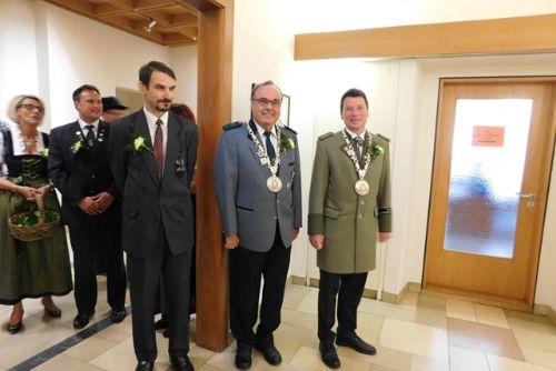 obrázek: Hof, Cheb: Mažoretky spolu s dechovkou velmi úspěšně reprezentovali město na Schlappentag