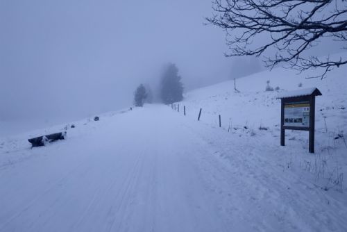 Foto: Krušnohoří: Běžkařské trasy jsou sjízdné