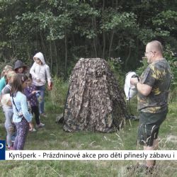 Kynšperk: Prázdninové akce pro děti přinesly zábavu i poučení (TV Západ)