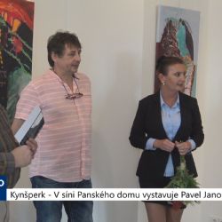 Kynšperk: V síni Panského domu vystavuje Pavel Janouškovec (TV Západ)