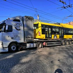 Mariánské Lázně: Do města právě přivezli první nový trolejbus